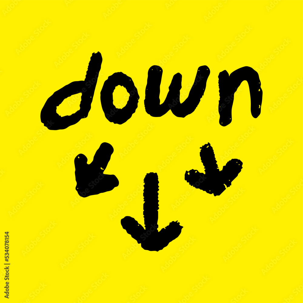 Obraz premium Up and down arrow icon vector, vector illustration