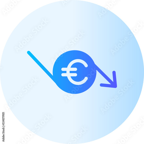 losses gradient icon