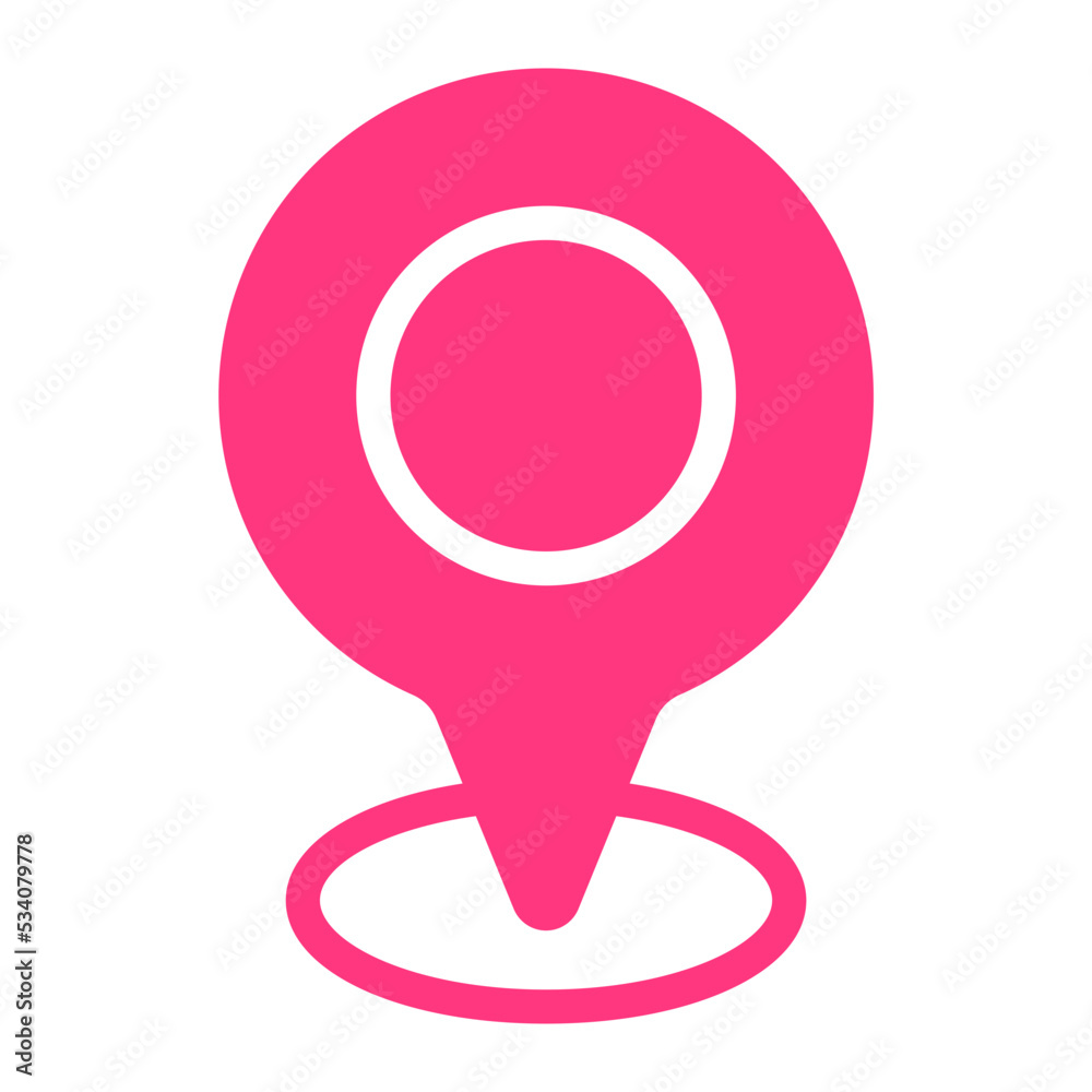 pin gradient icon pin gradient icon