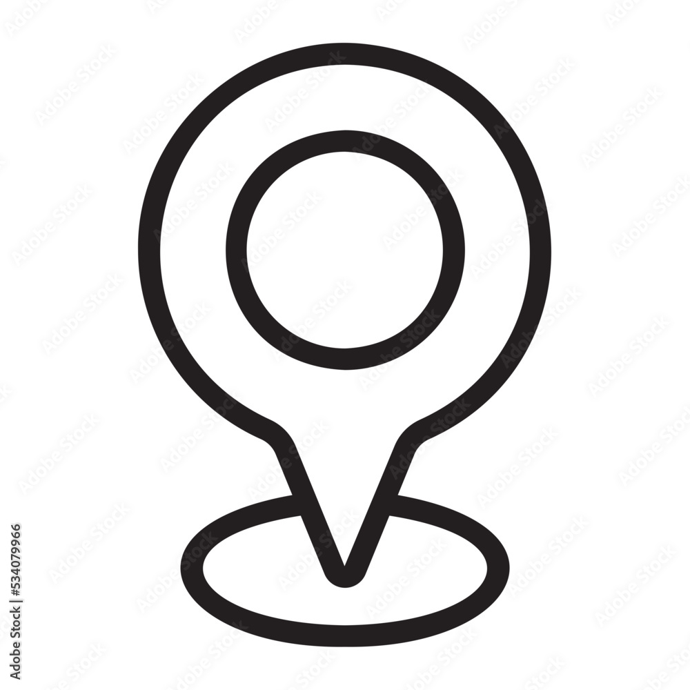 pin line icon pin line icon