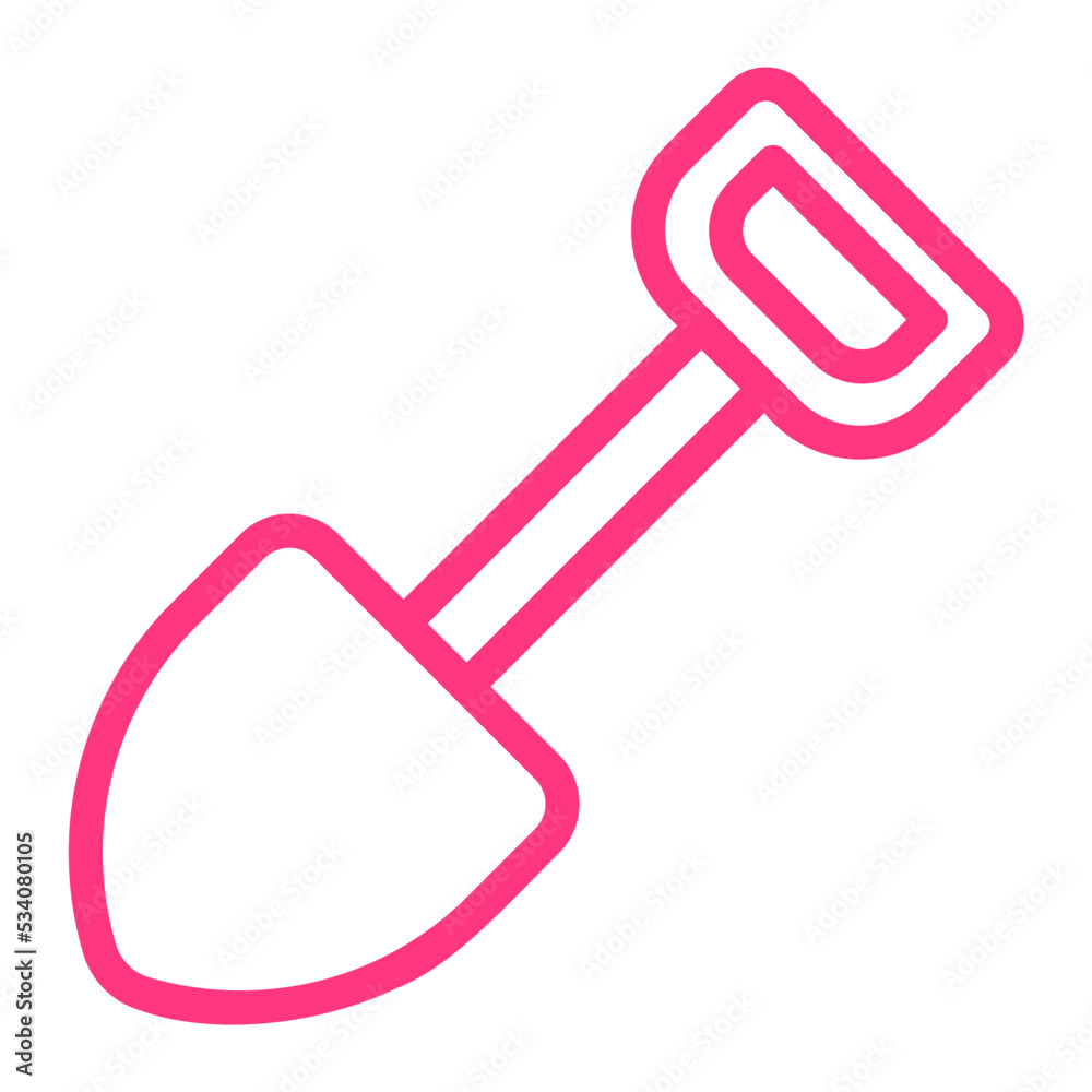 shovel gradient icon shovel gradient icon