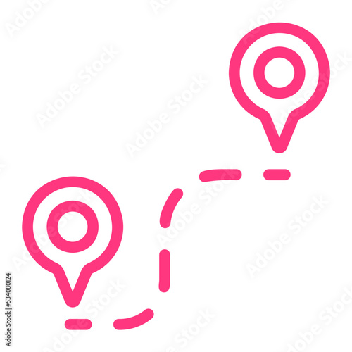 distance gradient icon