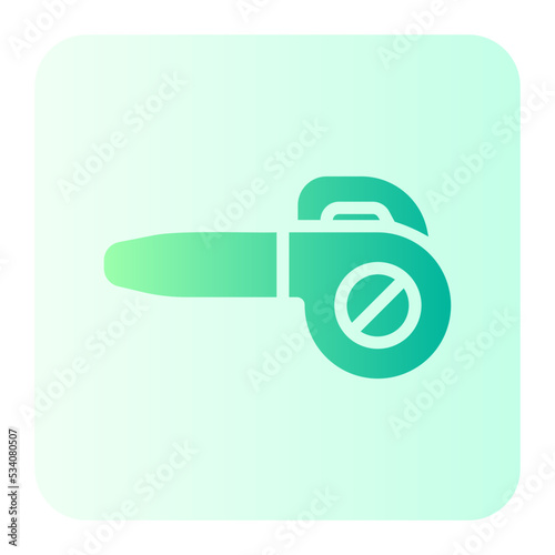 leaf blower gradient icon