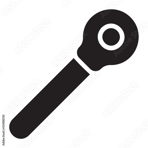 ratchet glyph icon