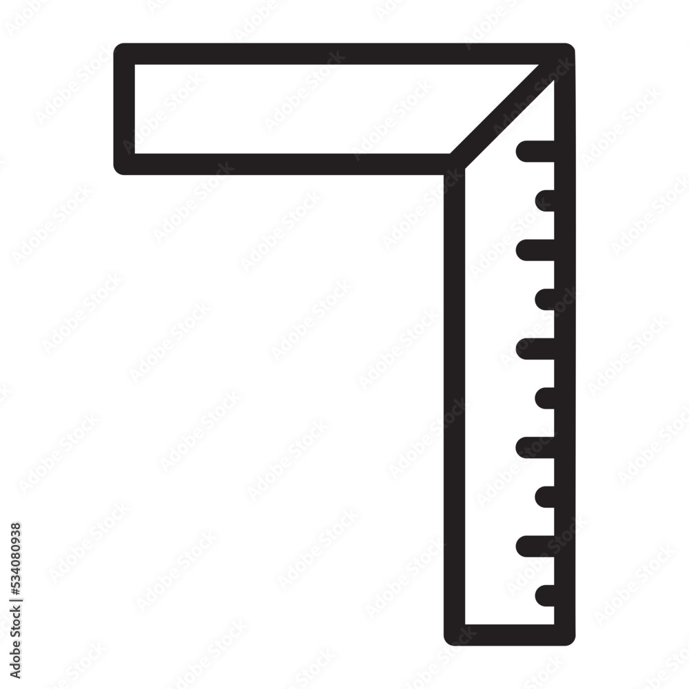 ruler line icon ruler line icon