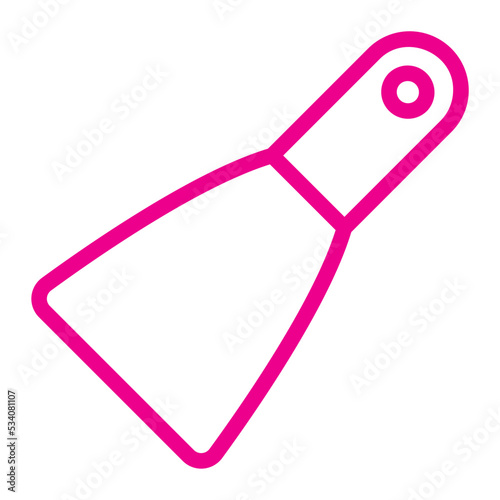 putty knife gradient icon