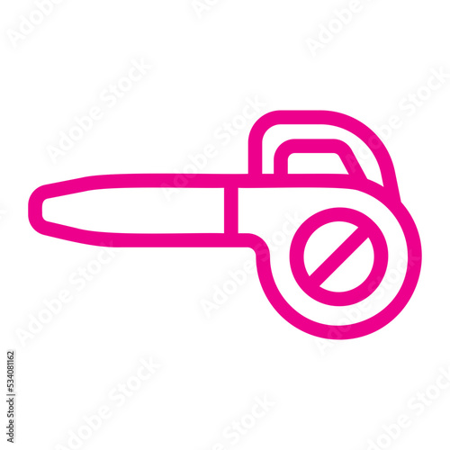 leaf blower gradient icon