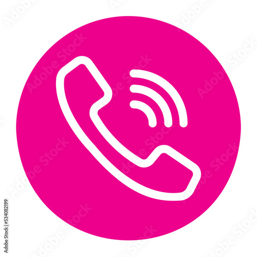 telephone gradient icon