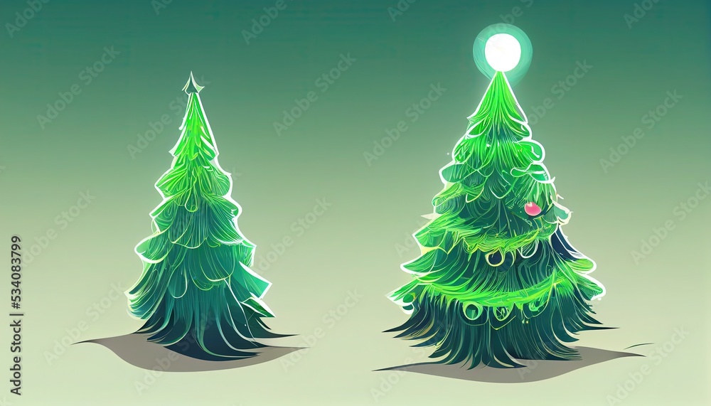 Fototapeta premium Christmas tree