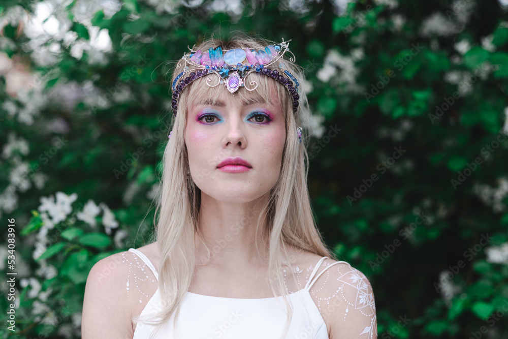 light elf in the apple trees light elf in the apple trees