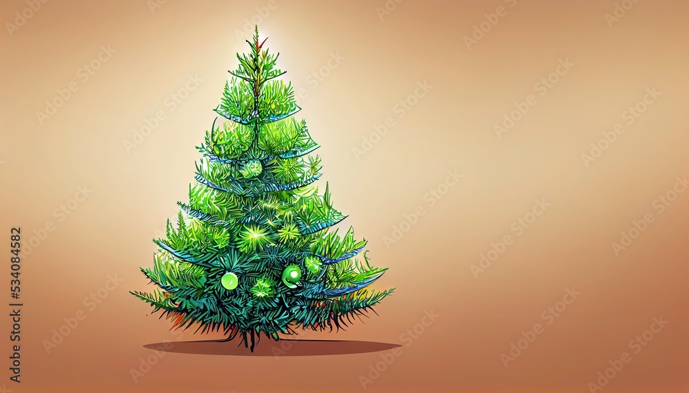 Naklejka premium Christmas tree