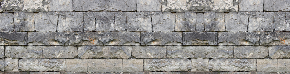 Texture of grey stone wall as background. Banner design Texture of grey stone wall as background. Banner design