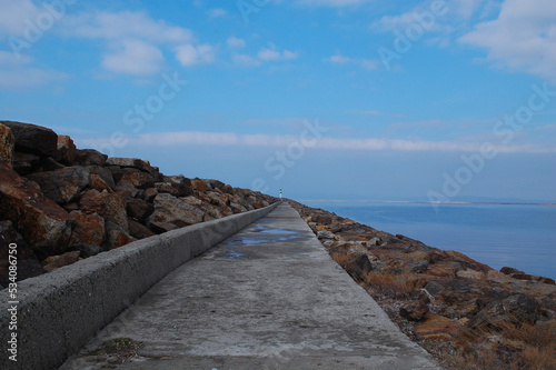 harbor and lighthouse