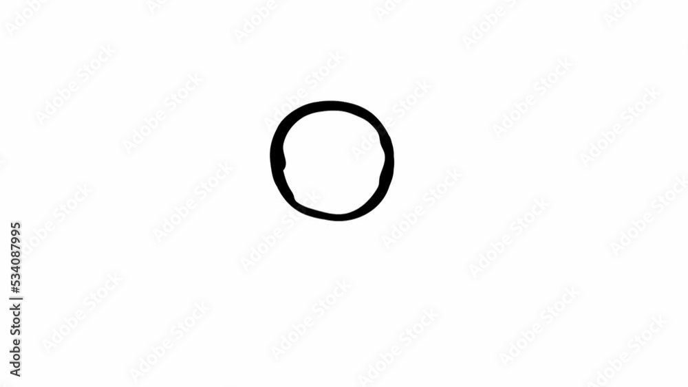 Pulsating ring and filling the screen with darkness Pulsating ring and filling the screen with darkness