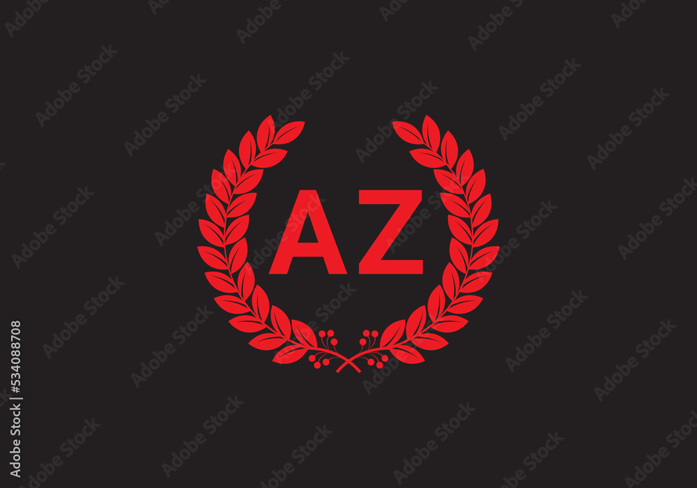 this is a business letter az wing icon design this is a business letter az wing icon design