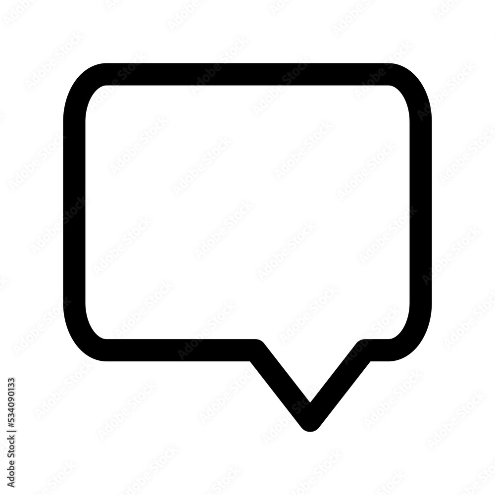 Bubble speech icon template Bubble speech icon template