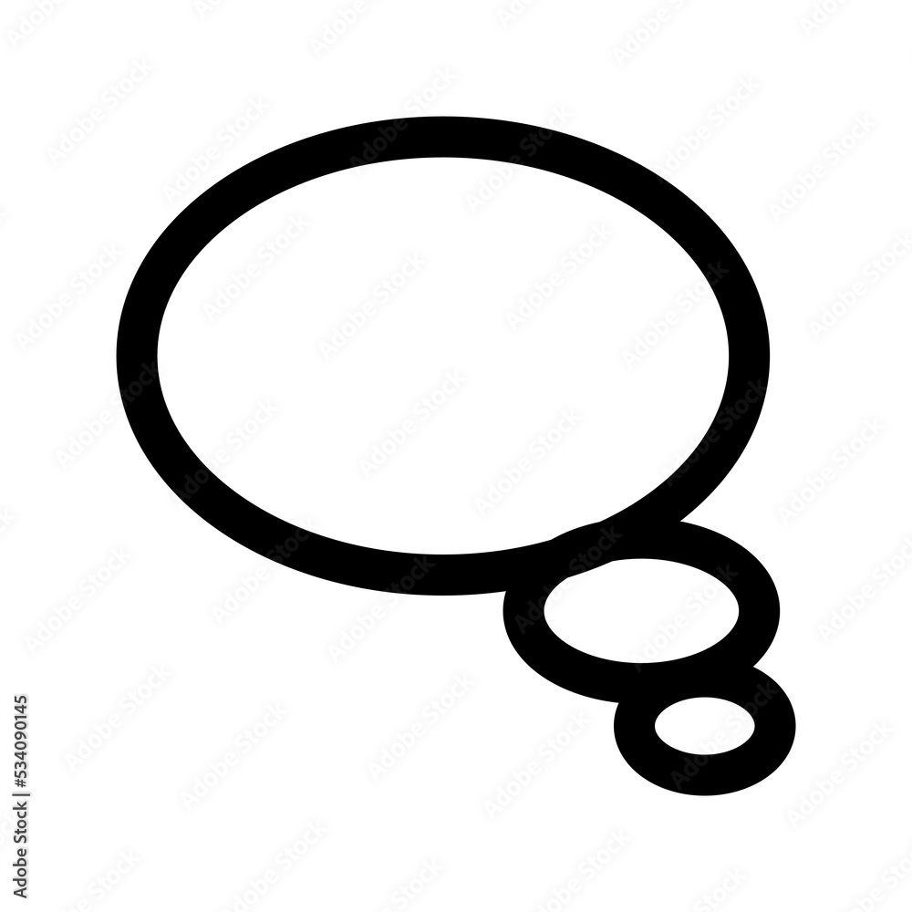 Bubble speech icon template Bubble speech icon template