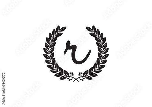 this is a wing logo icon letter R design for your business