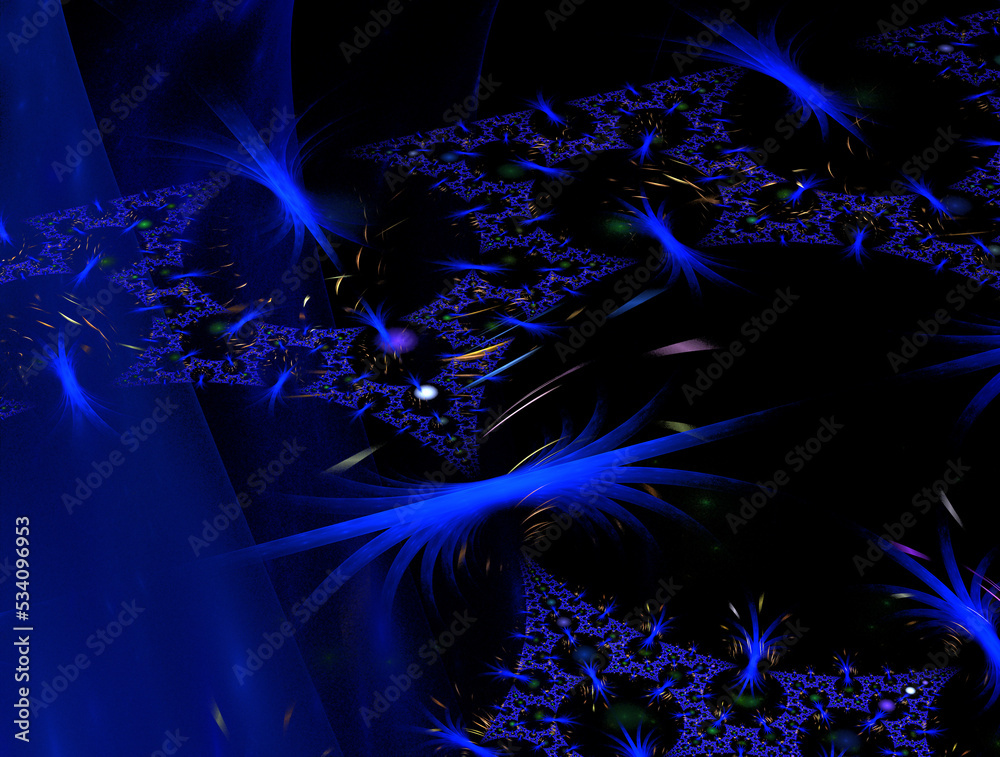 Imaginatory fractal abstract background Image