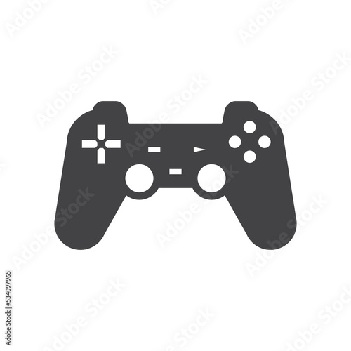 video game flat icon vector.