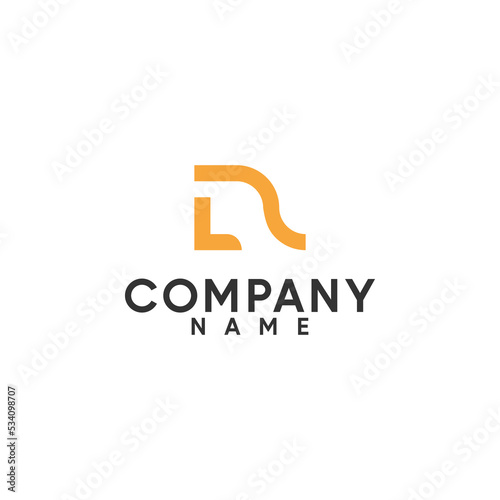 letter LR logo design inspiration