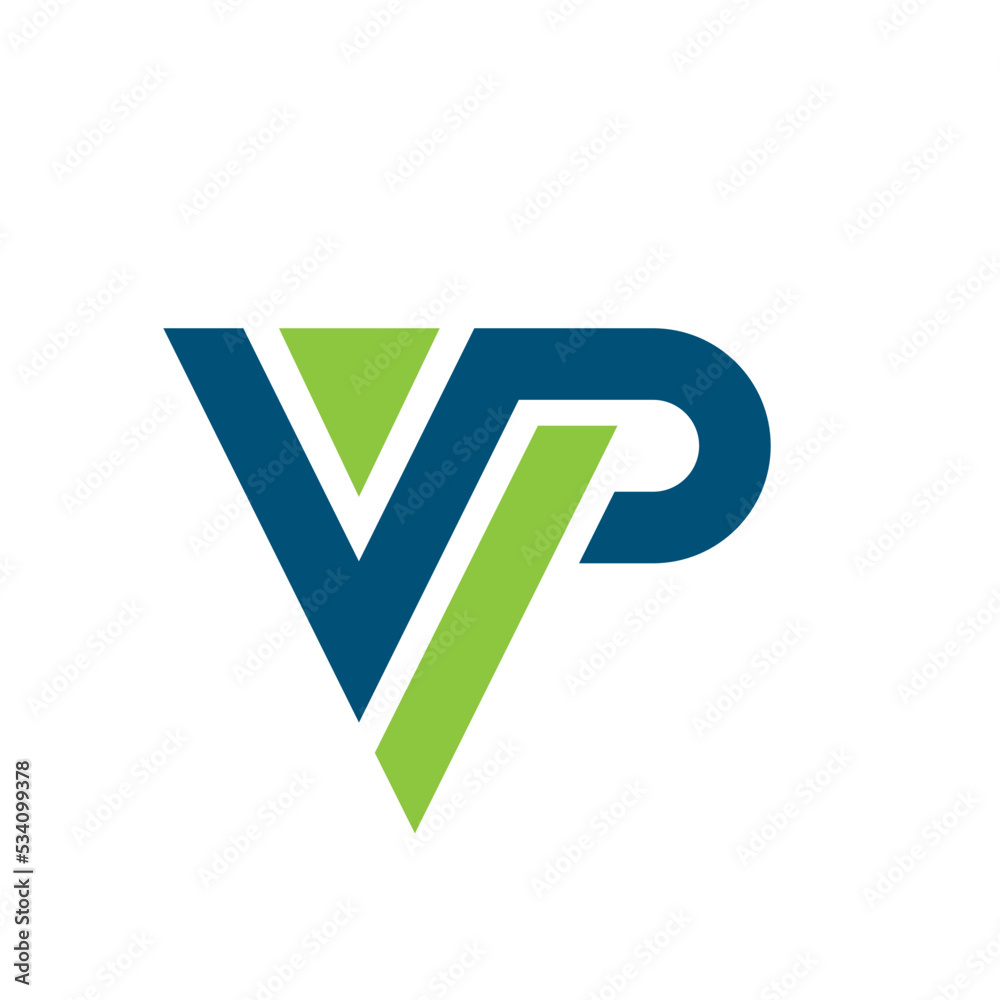 vp icon vector illustration concept design template vp icon vector illustration concept design template