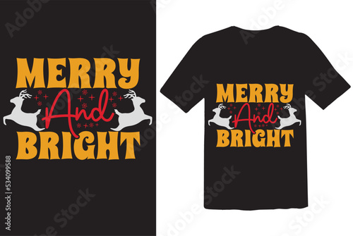 Merry and Bright Merchandise Designs