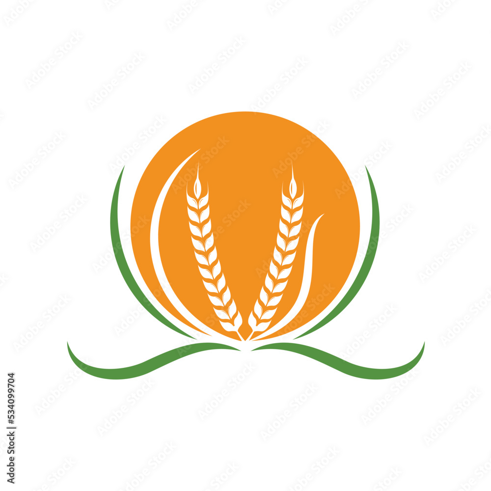 wheat plant icon vector design illustration