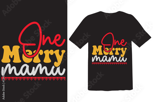 One Merry Mama Santa Baby Merchandise Designs