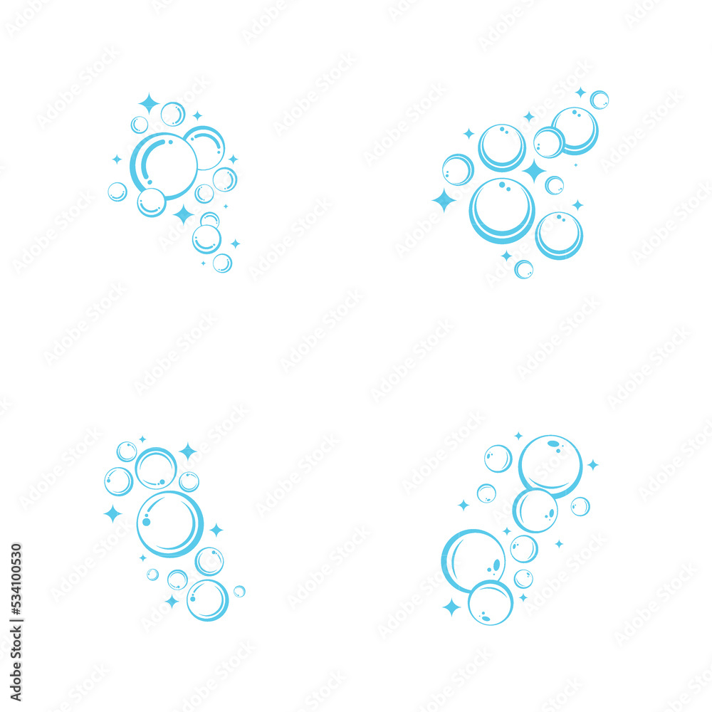 Natural realistic bubble illustration vector design Natural realistic bubble illustration vector design