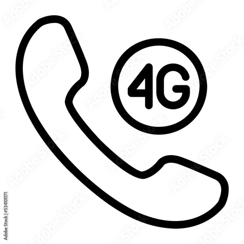 4g line icon