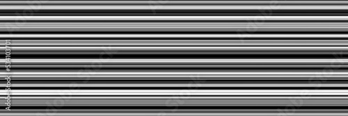 Vector banner, horizontal stripes, shades of gray