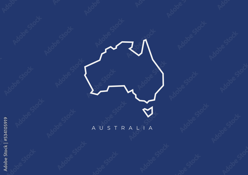 Obraz premium AUSTRALIA VECTOR