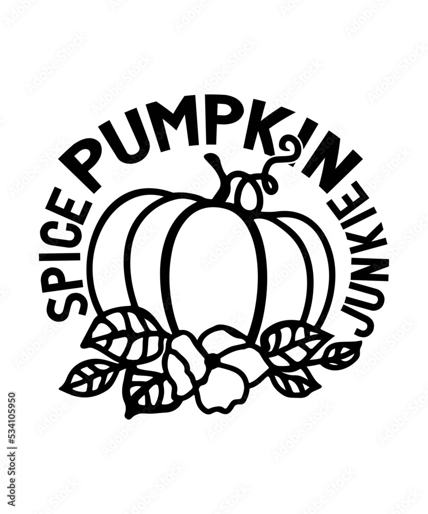 Naklejka premium Pumpkin SVG Design