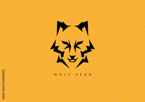 Slika na platnu WOLF HEAD LOGO