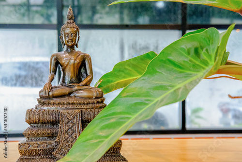 The Buddha image is beautifull place inside the house