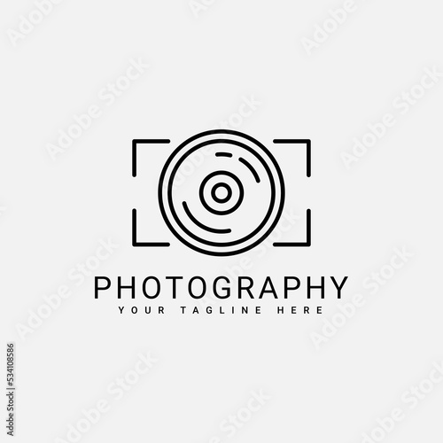 Photography Logo Design Templates With Camera Icons