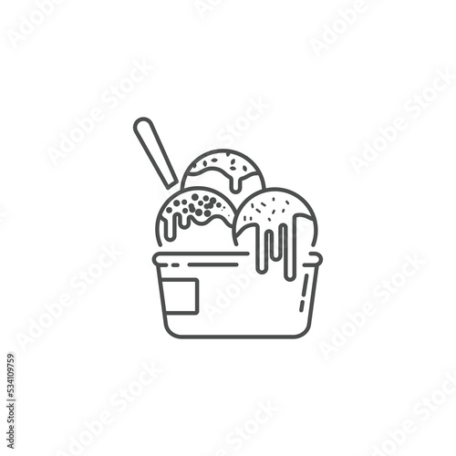 ice cream scoop icon