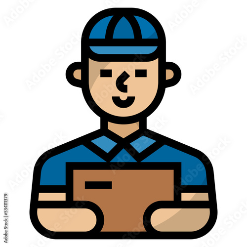 deliveryman icon
