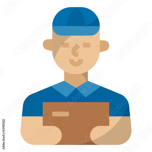 deliveryman icon