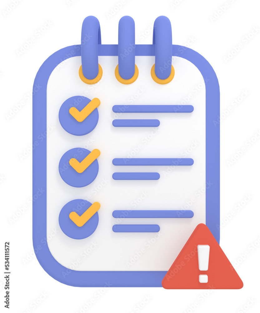 3d blue clipboard task management to do check list, work project plan