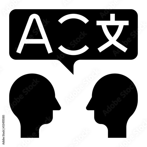 languages skills icon