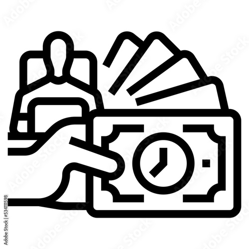 minimum wage icon