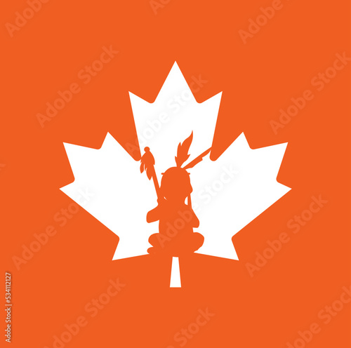National Day of Truth and Reconciliation. 30 September. Vector illustration.