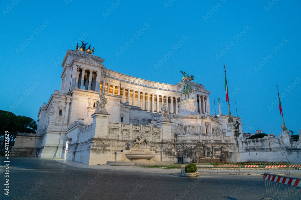 The Victor Emmanuel II National Monument also known as Vittoriano or Altare Della Patria