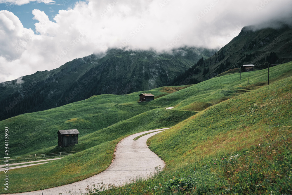 Berglandschaft in den Alpen