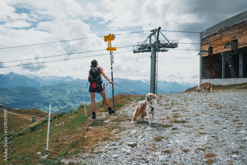 Berglandschaft in den Alpen photo