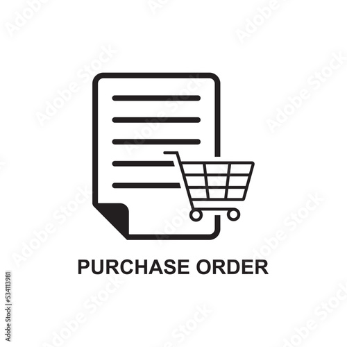 purchase order icon , business icon