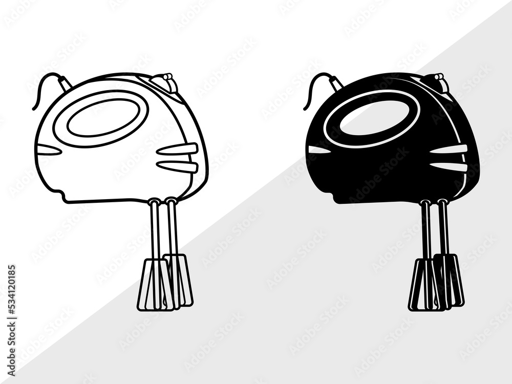 Mixer SVG, Stand Mixer Svg, Kitchen Electric Mixer Svg, Mixer Icon Svg