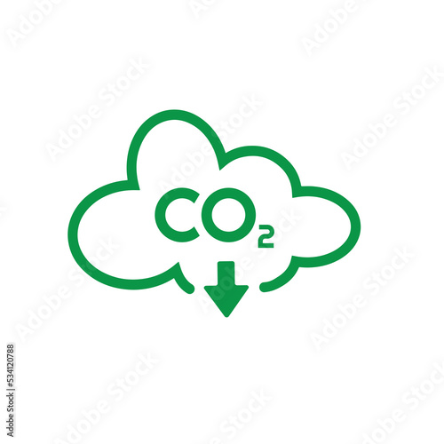 reducing CO2 emissions to stop climate change. green energy background	